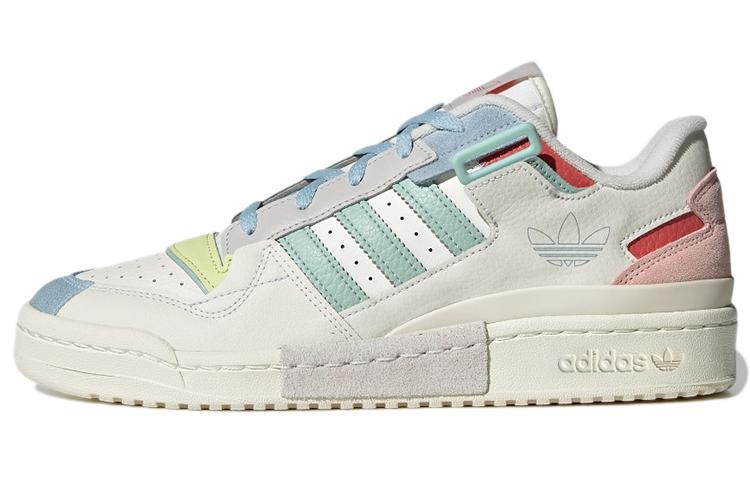Adidas Originals Unisex Forum Exhibit Low Sneakers White/Pink/Blue GX4587 36