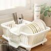 Kitchen Drainage Rack Drainer Board Countertop Utensils Plates Chopsticks Bowls Spoons Storage Dish Drying Rack
