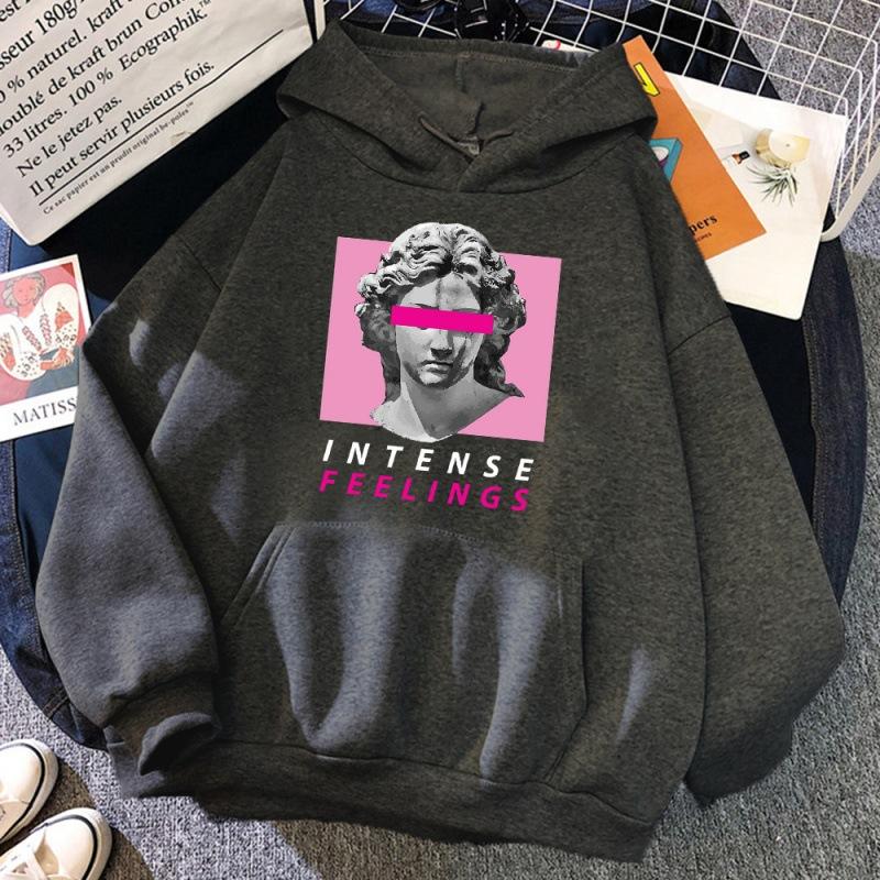 Intense Feelings Funny Hot Sale Hoodies Womens B