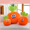 Mojo Carrot Plush Toy With Short Pile Fabric Cute Cartoon Cushion For Gift And Home Decor