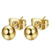 Fashion Unisex Silver Plated Ball Ear Stud Earrings Piercing Party Jewelry Gift