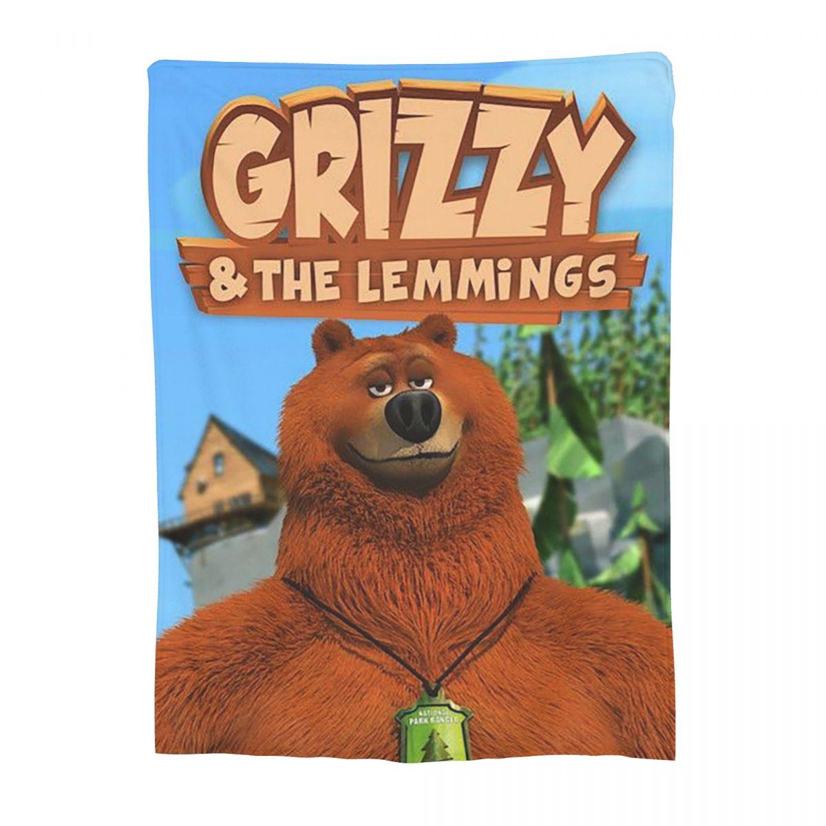 

Grizzy Et Les Lemmings Blankets Fleece Sofa Throw Blanket Warm for Home Bedroom Outdoor Throws Bedspread Quilt 30x40in
