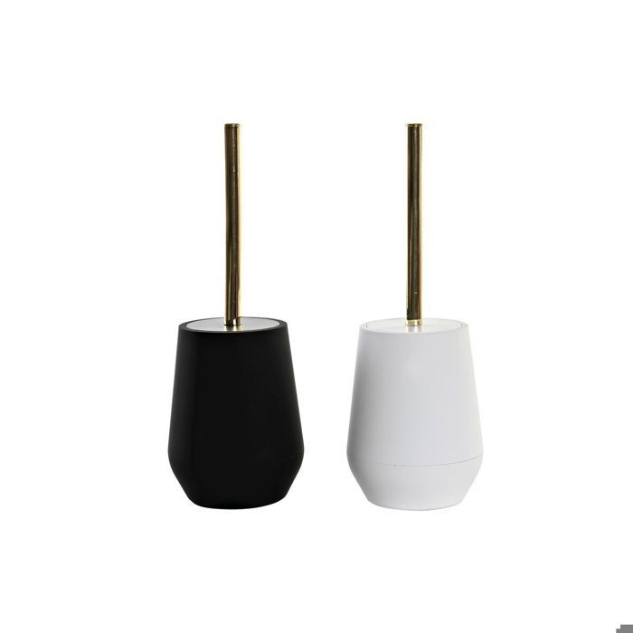 Brosse de salle de wc DKD Home Decor 12x12x34,5 cm (x2)