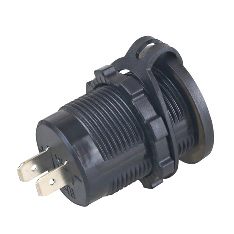 12V-24V Dual USB 2 Port Car Boat Charger Socket Voltage Digital Panel Volt Meter