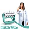 1 Stück Tragbarer Kunststoff Galvanisierter Rollen-Massagegerät, Handheld für den Heimgebrauch, Beruhigende Muskeln, Bein- und Rückenmassagegerät