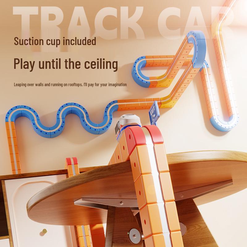 Magnetic High-Speed Electric Train with 3D Track: DIY Educational Assembly for Kids