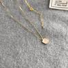 Vintage Boho Tiger's Eye Necklace, Indie Design Stackable Lariat, Natural Grain Adjustable Jewelry for Women, Unique Everyday Statement