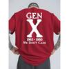New Summer Men's Fashion T-shirt  Personalized Letter Pattern Printed Men's T-shirt Top