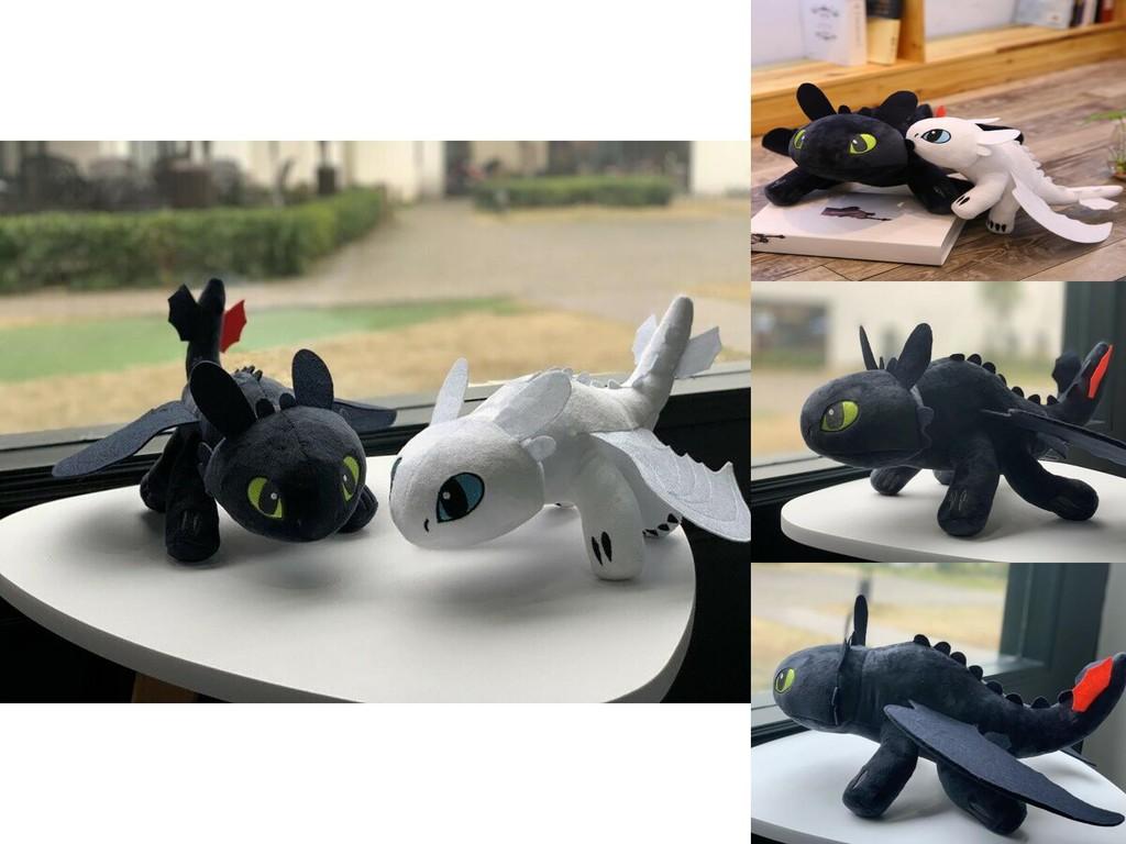 How To Train Your Dragon Toothless Night Fury Soft Plush Toy 20cm 25cm 35cm 45cm 65cm Educational Gift For Kids