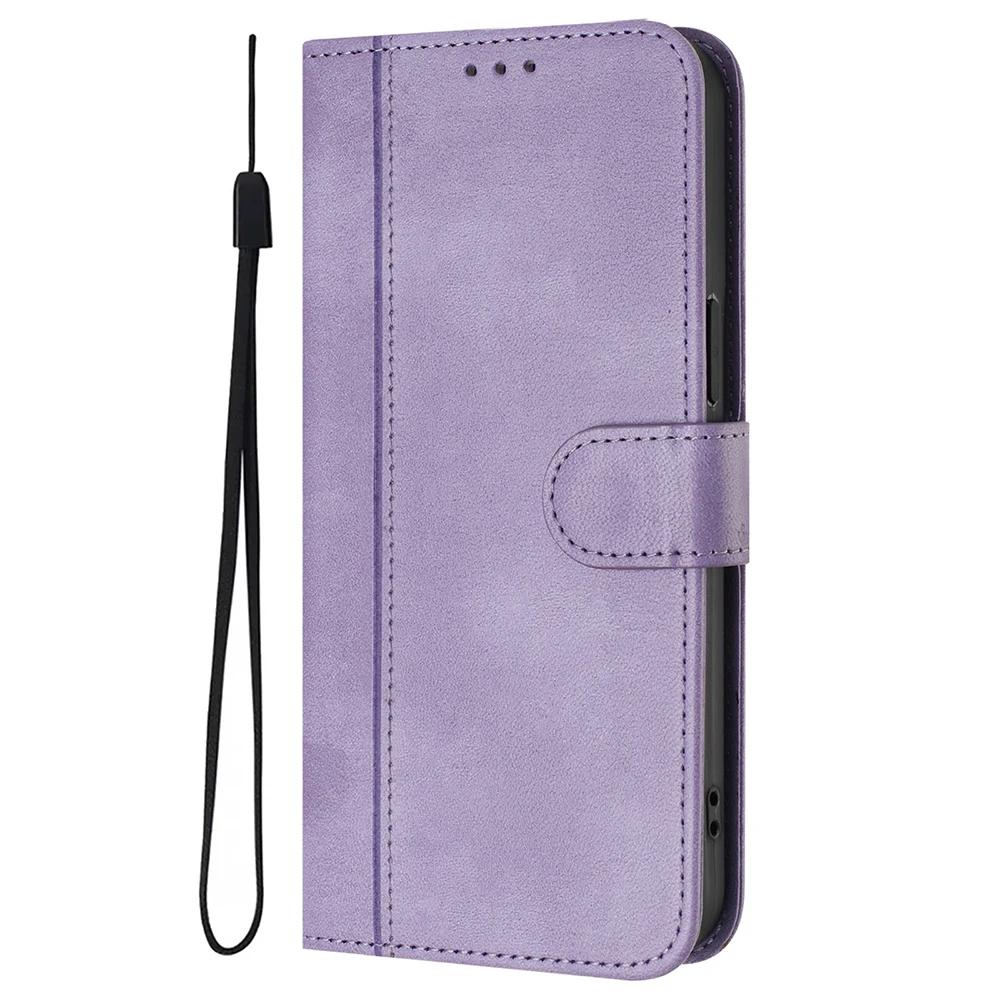 

Retro Leather Phone Wallet Case For ZTE Blade A35E A35 Core Lite A52 A53 A55 A73 A75 V50 Vita V60 V70 Max Music 2 Focus Cover ZTE Axon 60 4G