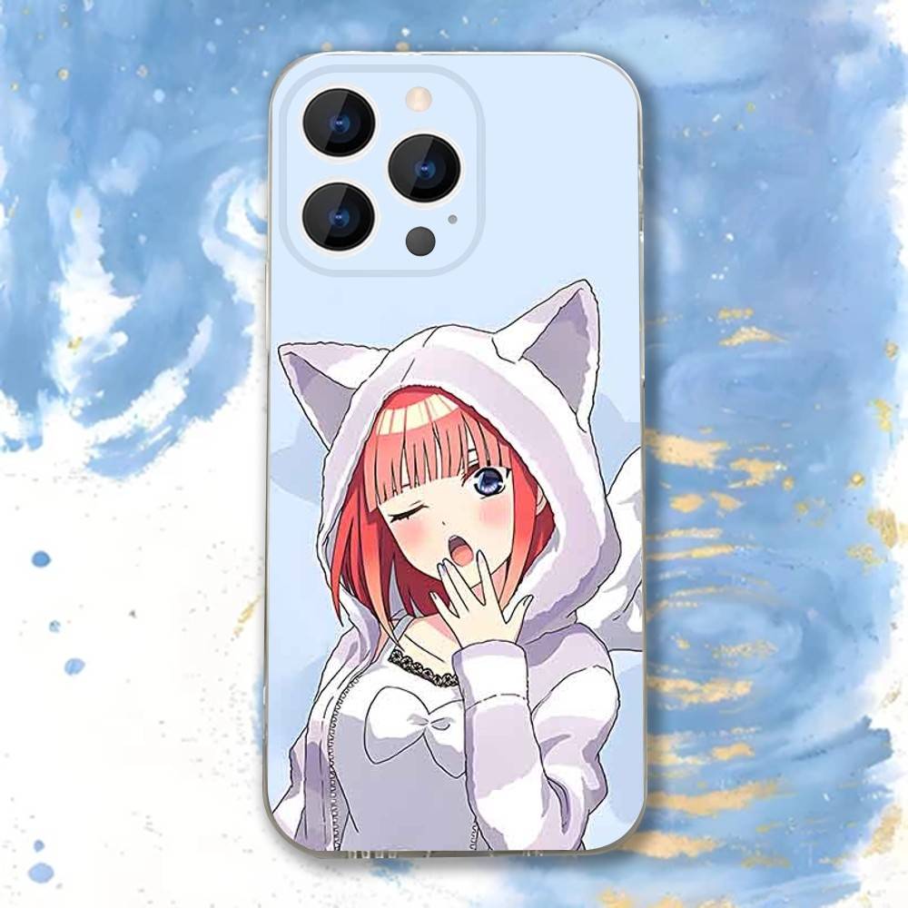 Phone Case For iPhone 17,16,15,14,13,12,11 Pro,Max,Plus,X,XS,XR,SE4,E Mini Nino Anime N-Nakano Clear Cover