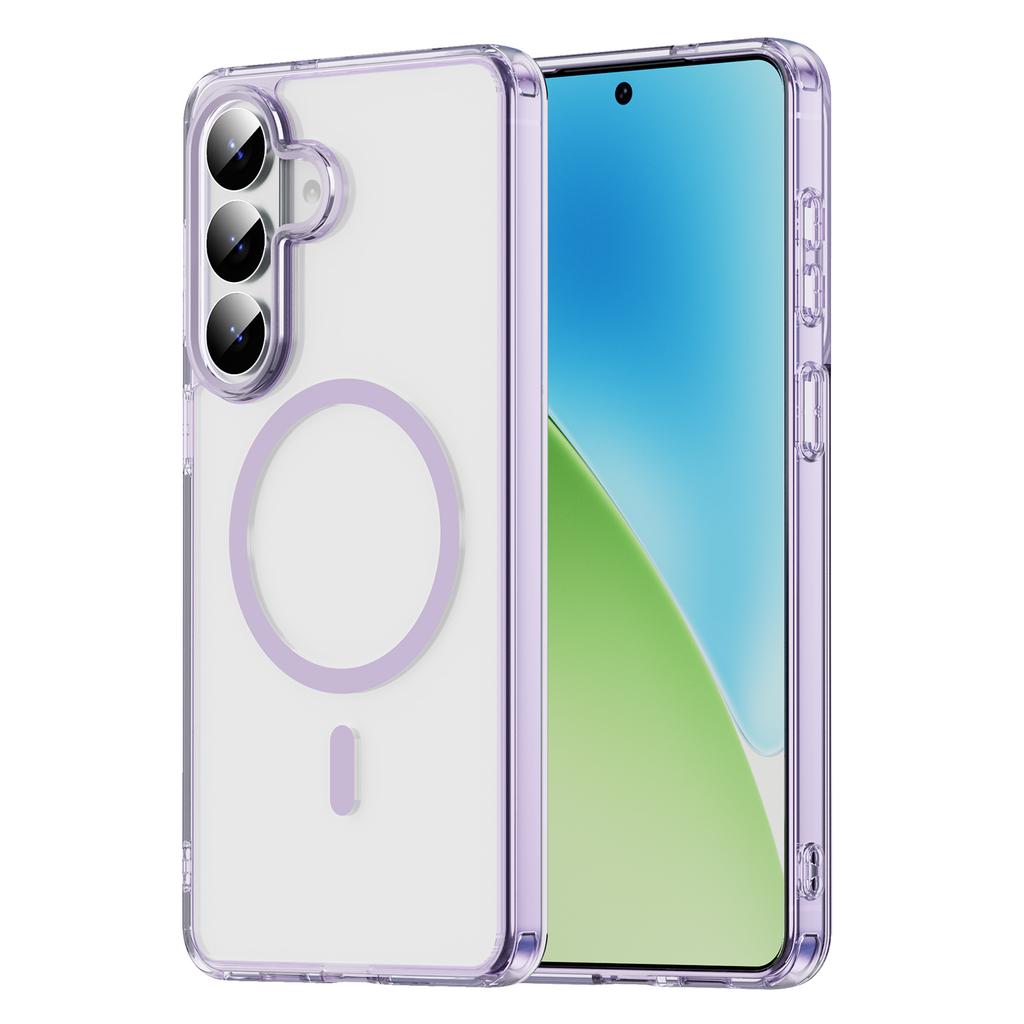 Luxus Transparent Magnetisch Für Magsafe Hülle Für Samsung Galaxy S26 Edge S25 FE S24 Ultra Plus A16 A17 A36 A56 A37 A57 5G Abdeckung