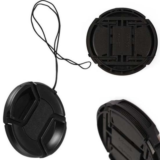 Universal Camera Lens Impact Resistant Simple Cap Protector Installation Snap-on Front Lens Cover