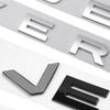 1Set ABS R- - - E R- - - R Emblem Letters Car Hood Badge Bonnet Sticker For L320 L322 L405 L494 VELAR Discovery Evoque HSE