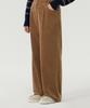COVERNAT WOMAN Corduroy Pintuck Pants Beige