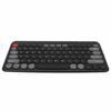 Compact Round Keycaps Mini Keyboard Wireless Bluetooth 2.4G Dual Mode Portable Slim Keyboard for