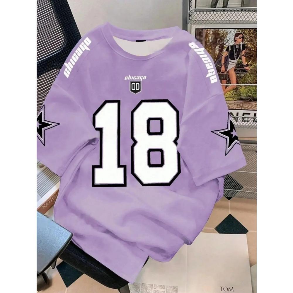 

Уличная мода мужская летняя футболка с 18-значным принтом, удобная, дышащая, с круглым вырезом, уличный топ 6XL