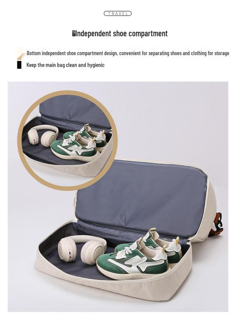 Women's Large Capacity Travel & Shopping Bag - High-End Portable Luggage for Clothes Storage