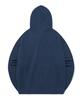 Oversized Small Authentic Logo Hoodie Dark Blue