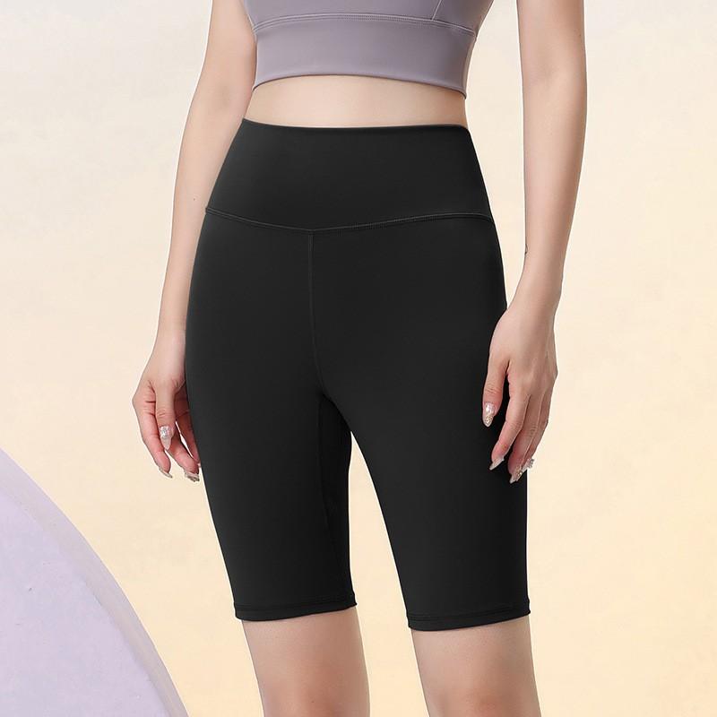 Womens Quick-Dry Stretchy Workout Shorts 5/8 Length Yoga Leggings Gym Running Fitness Outdoor Sports