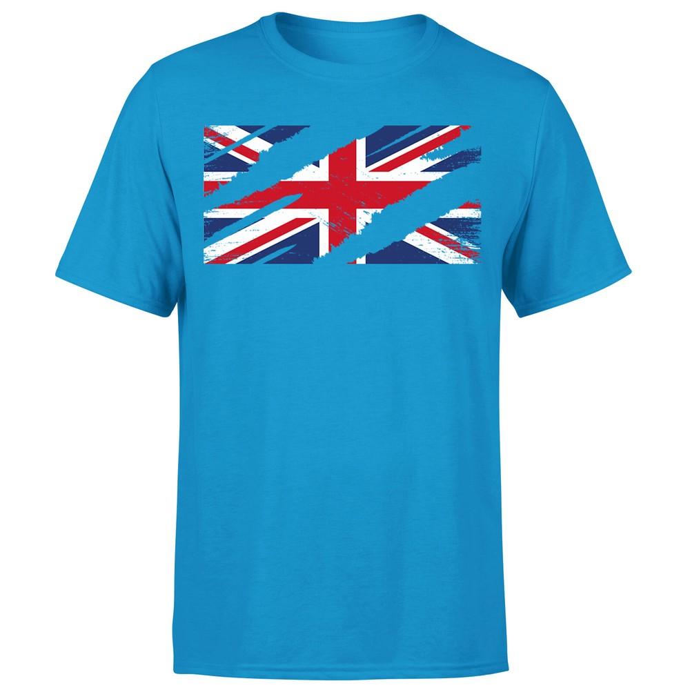 Torn Union Jack Flag TShirt Funny Country British Football Unisexs T ShirtOrP1A
