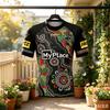 2026 NRL Olivový dres Rugbyové dresy Tréninkový oblek 3D tištěný Letní sportovní Prodyšný Rychleschnoucí Tenký Rodinné tričko