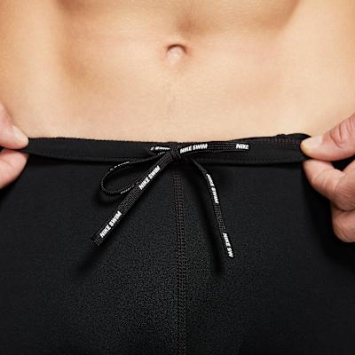 Nike SWIM POLY SOLID Swimming Shorts Men's 010 Black/Black/White