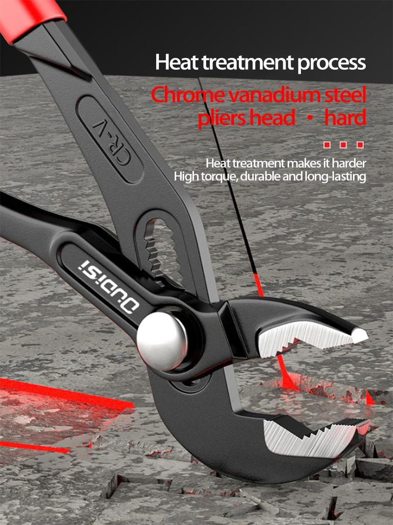 Otis multifunksjonell justerbar rød rørtang, 8" og 10" fiskemunnnøkkel