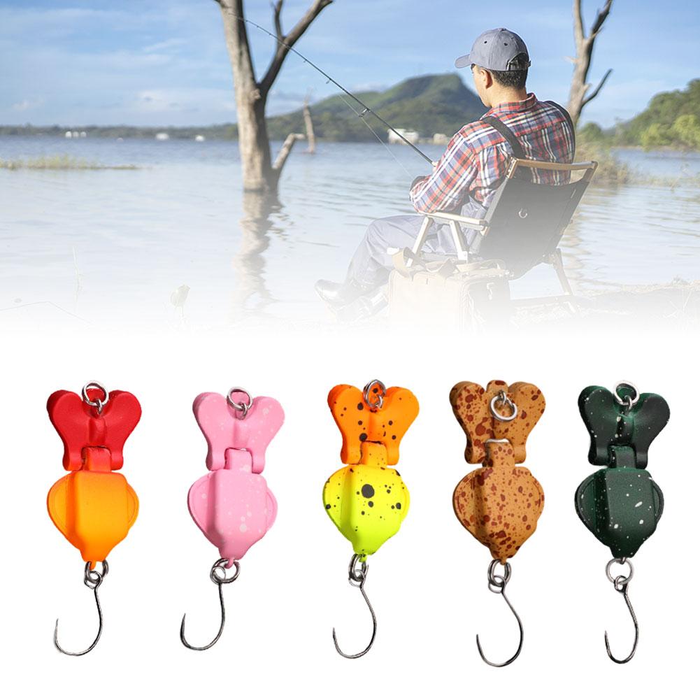 1Pc Outdoors Durable 2g2.9cm/6g4.2cm 3D Fishing Lure Metal alloy Two sections Sea Fishing Tackle Jigging Wobblers ArtificialBait