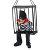 Halloween Hanging Toys Prisoner Cage Electric Luminous Sound Can Be Hung And Can Be Carried Plain Clothes Color Blocked Leopard Print