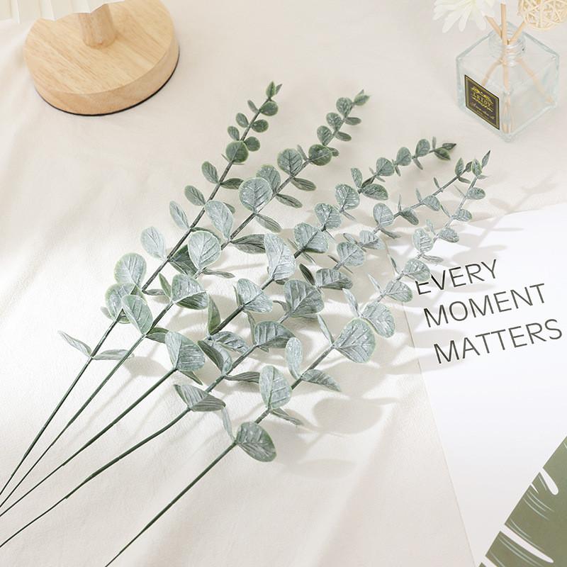 Globulus Leaf Eucalyptus Simulation Green Plant Decoration Arrangement Flower