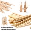 10-60pcs Small Bamboo Stick Diameter 4mm/6mm/7mm/8mm/Length 20/30cm DIY Handmade Building Model Materials Wood