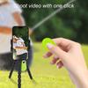 Golf Phone Holder with Bluetooth-compatible Remote Control 360 Degrees Retractable Silicone Leg Tripod Live Streaming Cell Phone Stand Bracket