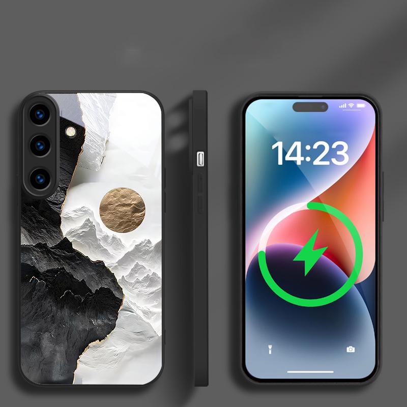 Snow Mountain Cluster Suitable For Samsung Galaxy S26 Ultra S20 FE S21 S22+ S23 Plus S24 S25 Edge magnetism Glass Phone Casee