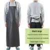 Men's Waterproof & Oil-Proof Leather Apron - Durable, Wear-Resistant, Long-Style for Cooking & Household Tasks