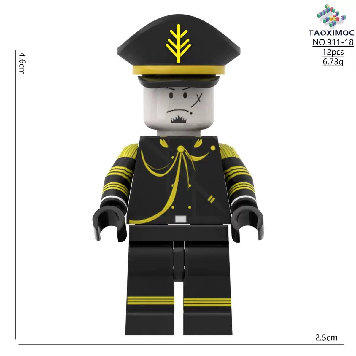 New Forgotten Game Series Police Building Block Figures Compatible with LEGO Educational Building Toys