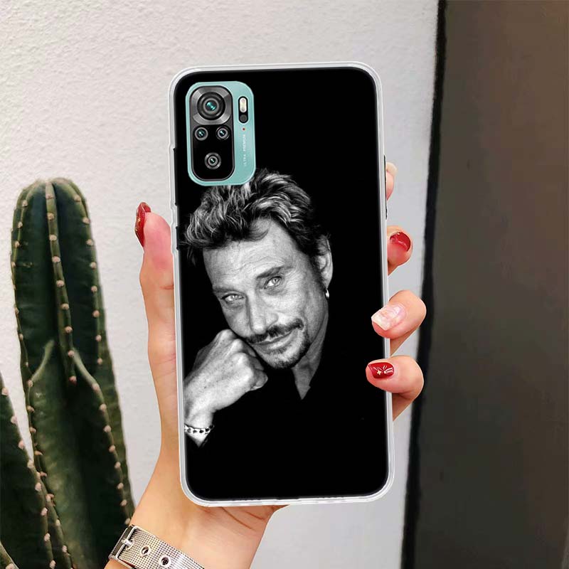 Johnny Hallyday Musik Für Xiaomi Redmi Note 14 13 12 11 Pro Plus Handyhülle 14S 12S 11S 11E 11T 10S 10 9S Fundas Hülle Coque Nicht