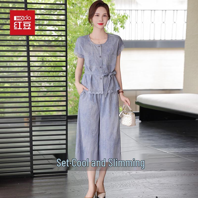 Women s Casual Short Sleeve Two-Piece Set 4XL