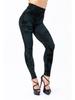 2025 Women's Super Elastic Imitation Denim Leggings - 8 Colors, Nine-Point Style