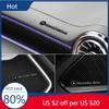FIQ4  Hot 2025 10pcs 3D Aluminum Badge Emblem Sticker car audio decorate For Mercedes Benz AMG W204 W205 W206 W211 W212 W213 W203 W210