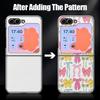 Bow Ties Print Case For Samsung Z Flip 8 7 6 5 Luxury Plating Leather Skin Folding Phone Cover For Galaxy Z Flip8 Flip7 Flip6