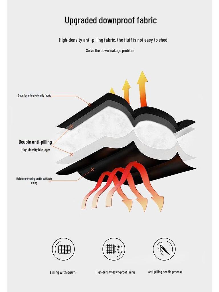 Men's American Style Winter Parka with Large Fur Collar, Mid-Length Outdoor Couple's Jacket, Mountain Windbreaker