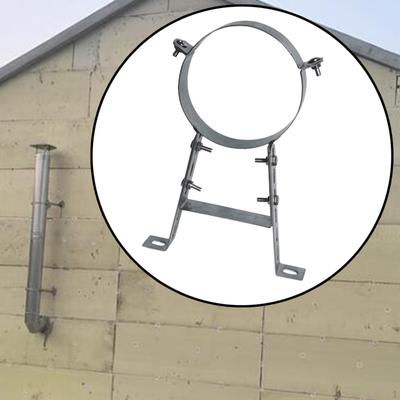 Chimney Pipe Bracket Holder Wall Distance of 30cm Stove Hanger Fireplace Equipment