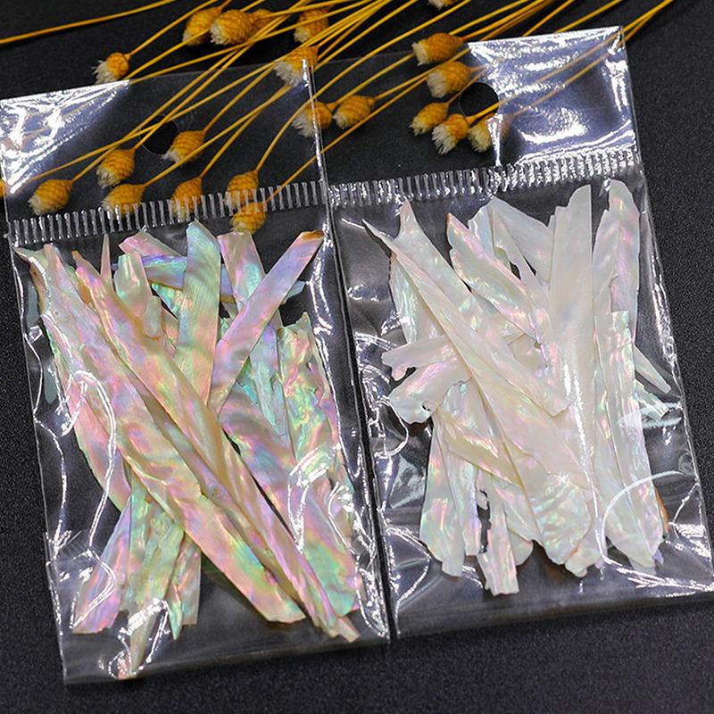 Nägel Abalone Muschel Scheibe Nagelkunst Aufkleber Glitzer Pailletten Fragment 3D Farbverlauf