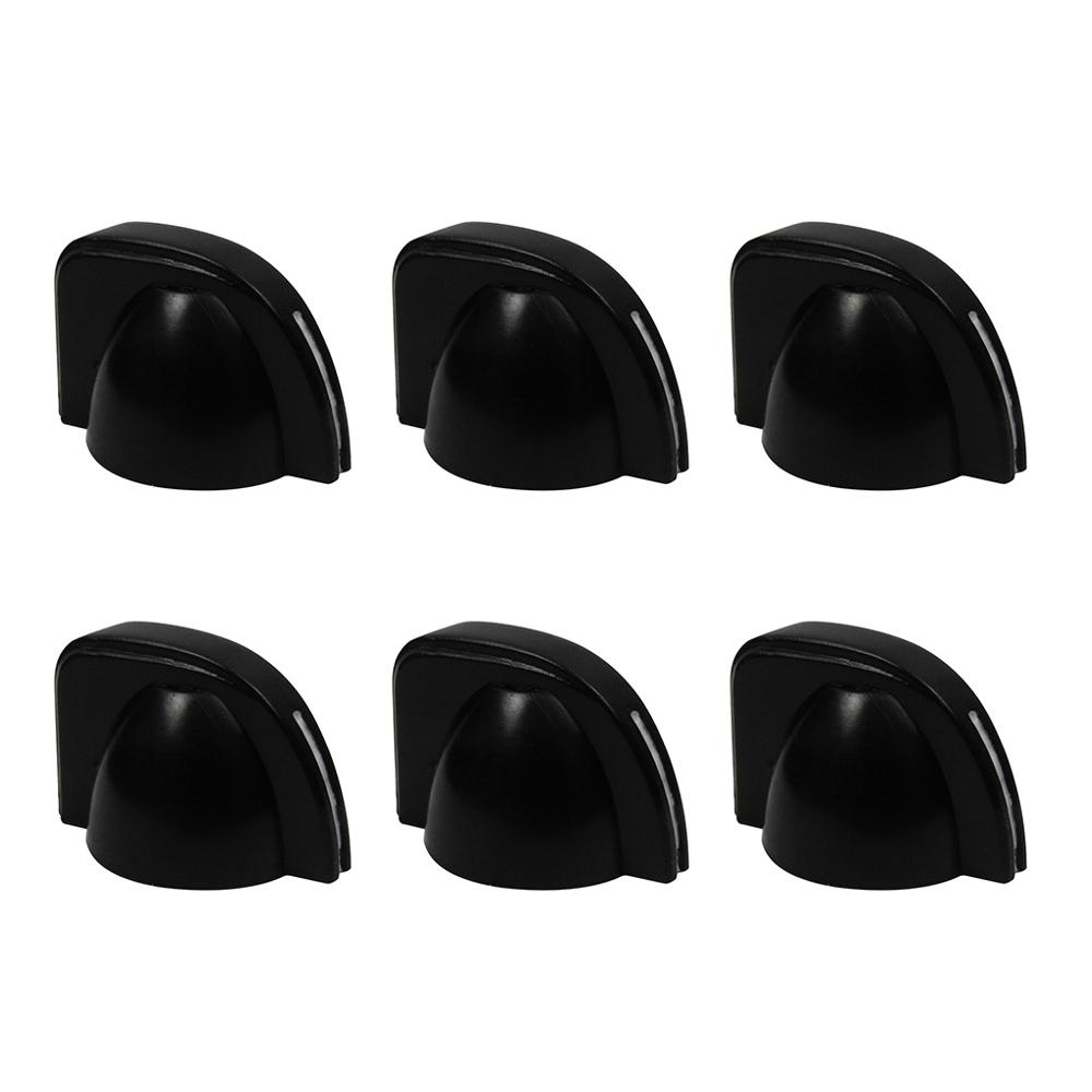 FLEOR 6PCS Mini Chicken Head Knobs Guitar Effect Pedal Amp Amplifier Knobs Black / White / Red Color Available