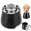 Stainless Steel Dog Food and Water Bowl Easy To Clean Dishwasher Safe Anti-Slip Dog Bowls for Small Medium Large Sized Pets