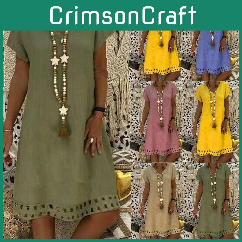 Trendy Women Lady Tank Top Mini Dress Floral Design For Summer Casual Parties