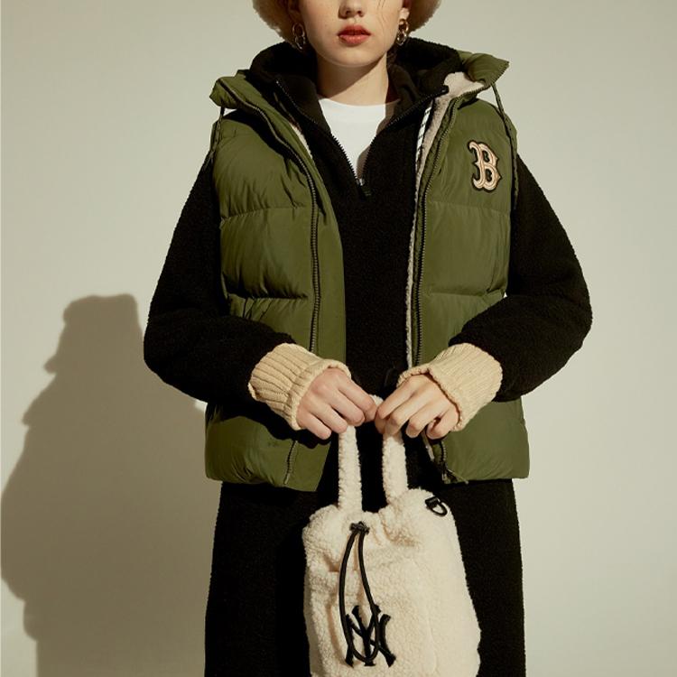 New MLB Down Jacket Winter Unisex Army Green 31DV02061-43K