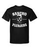 Sancho Plumbing Skull Adult Humor Funny Style Graphic Tee Shirt T-Shirt