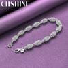 CHSHINE 925 Sterling Silver Hollow Round Chain Bracelet for Women Wedding Fashion Charm Jewelry